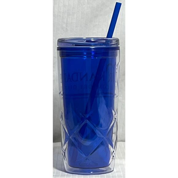 Blue Acrylic Sip Straw Tumbler "Dentist Name" Slogan New Straw Included - Picture 2 of 4